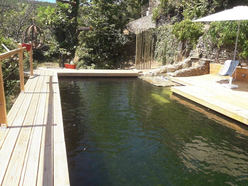 Piscine dans les Monts d'Ardèche - Piscine Naturelle du Bruel
