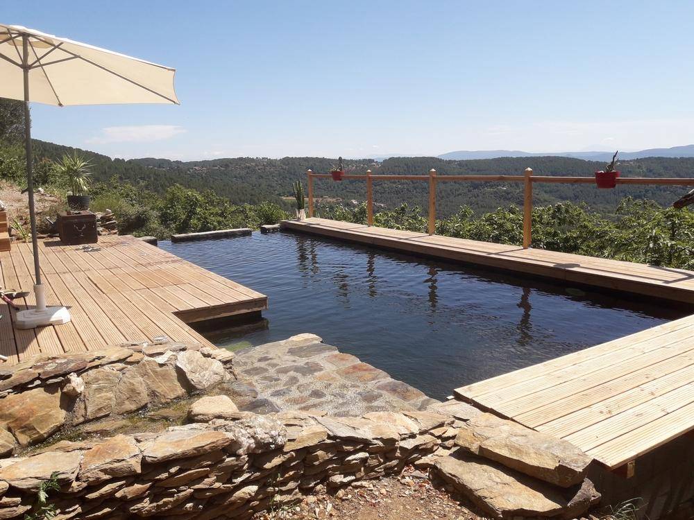 Piscine dans les Monts d'Ardèche - Piscine Naturelle du Bruel