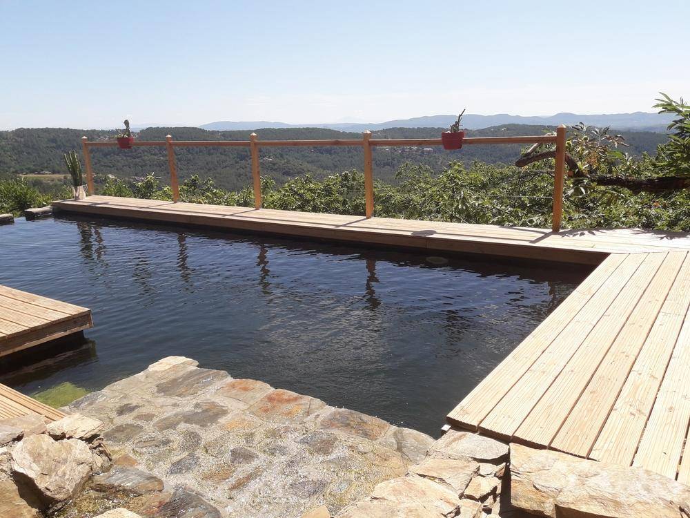 Piscine dans les Monts d'Ardèche - Piscine Naturelle du Bruel