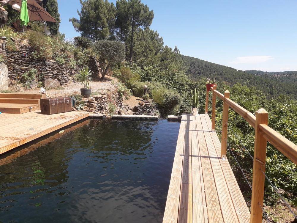 Piscine dans les Monts d'Ardèche - Piscine Naturelle du Bruel