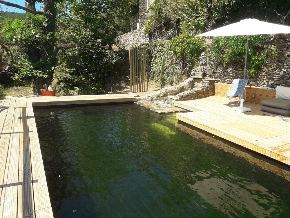 Piscine dans les Monts d'Ardèche - Piscine Naturelle du Bruel