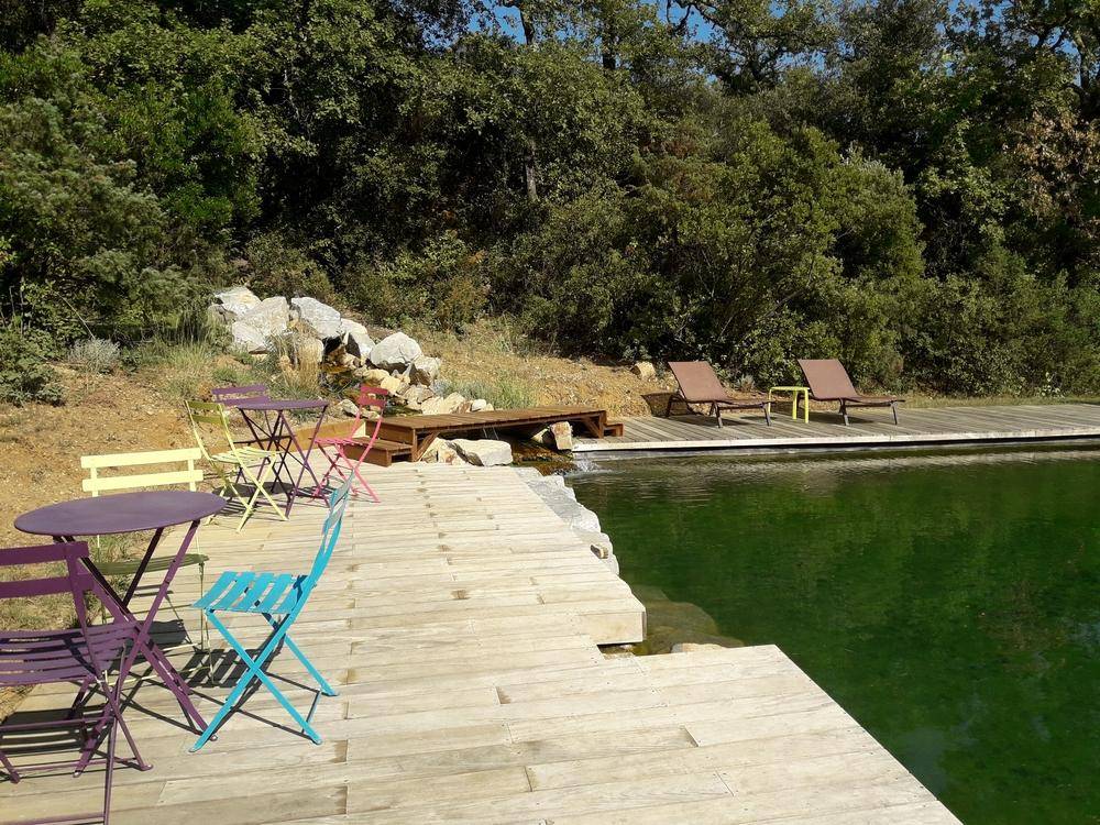 Bassin de Baignade de 16m x 7m- Piscine Naturelle du Bruel