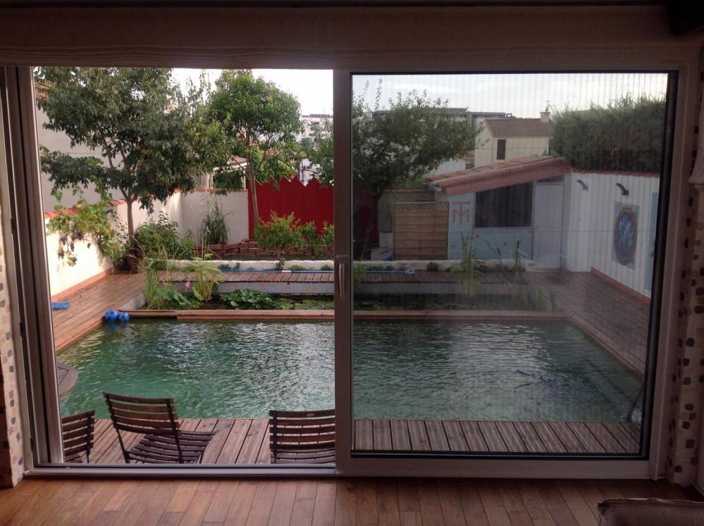 Piscine Naturelle dans un lotissement - Piscine Naturelle du Bruel