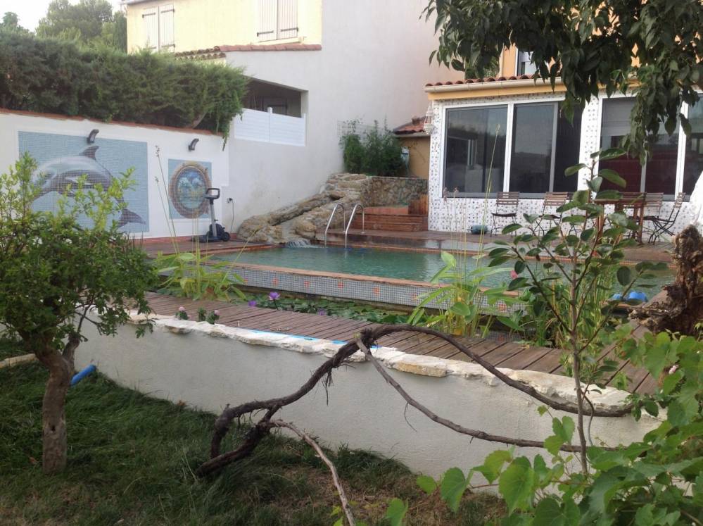 Piscine Naturelle dans un lotissement - Piscine Naturelle du Bruel