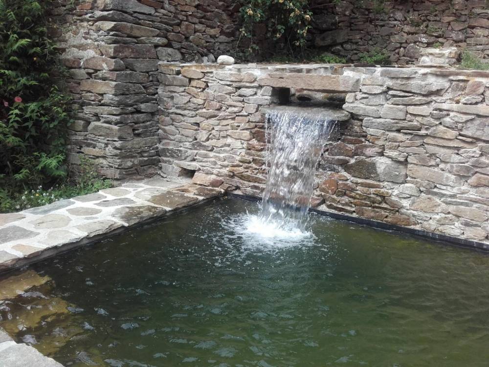 Piscine naturelle sur des faîsses - Piscine Naturelle du Bruel