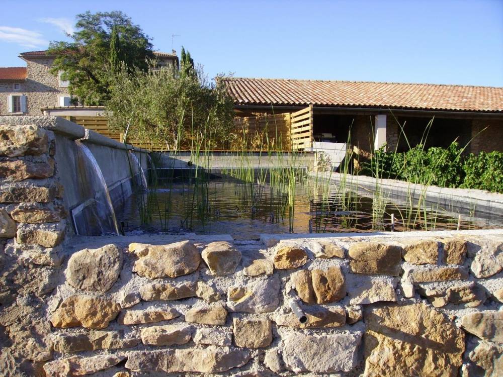 Bassin Vignoble Rhodanien - Piscine Naturelle du Bruel