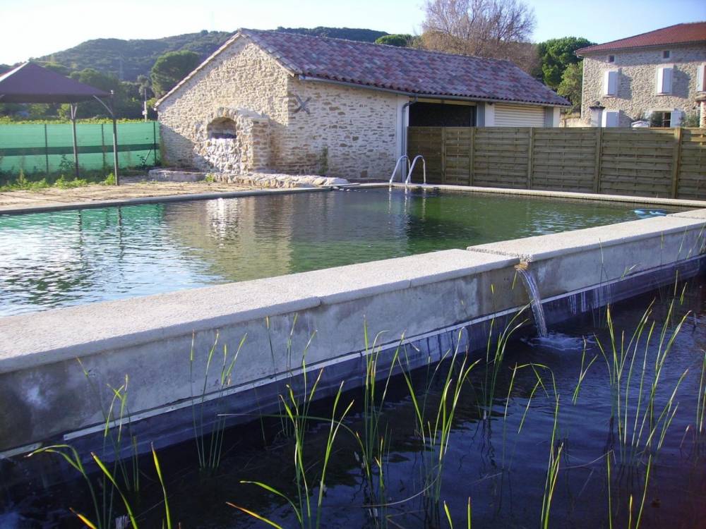 Bassin Vignoble Rhodanien - Piscine Naturelle du Bruel