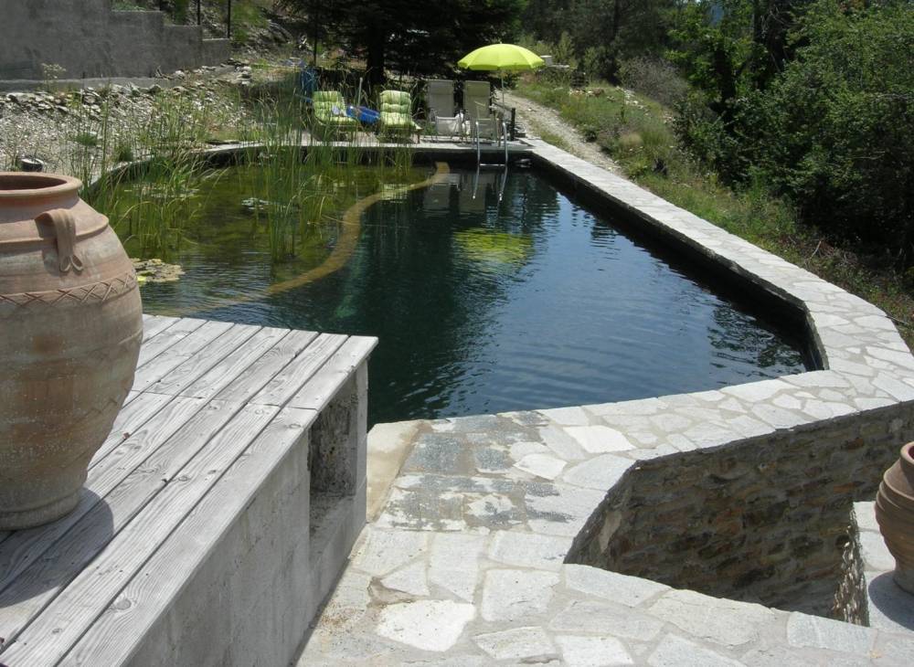 Piscine Dans la plaine vers Pompignan - Piscine Naturelle du Bruel