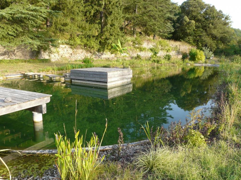 Grande piscine en Cévennes - Piscine Naturelle du Bruel