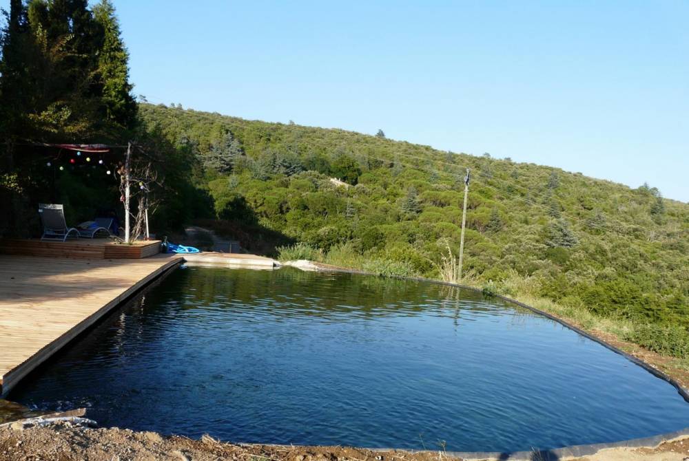Bassin de Baignade de 10m x 5m en Cévennes - Piscine Naturelle du Bruel