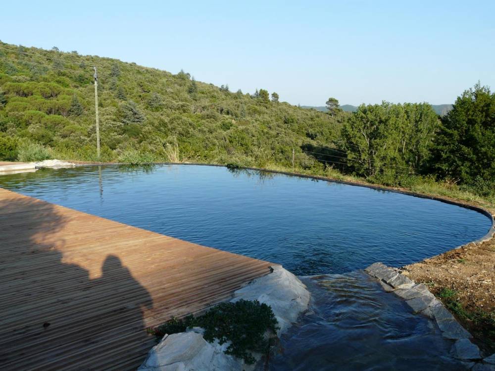 Bassin de Baignade de 10m x 5m en Cévennes - Piscine Naturelle du Bruel
